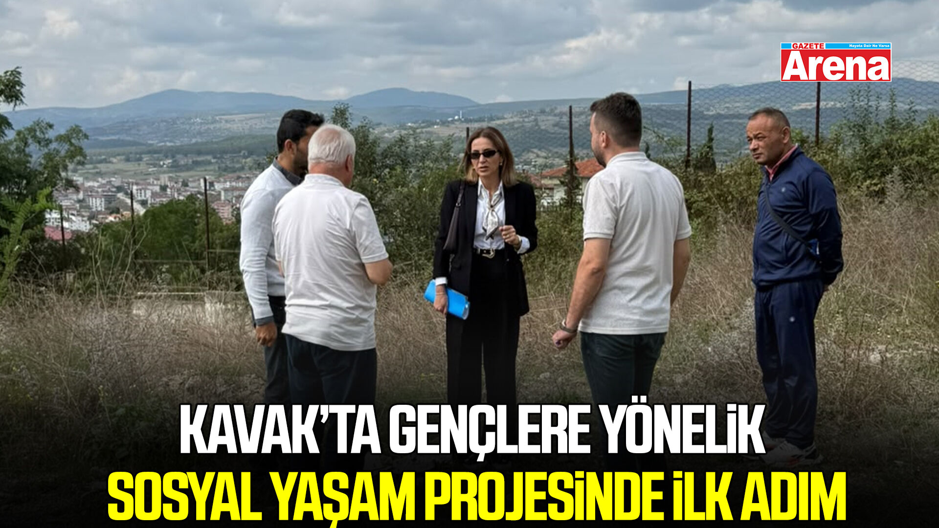 Kavak’ta gençlere yönelik sosyal yaşam projesinde ilk adım