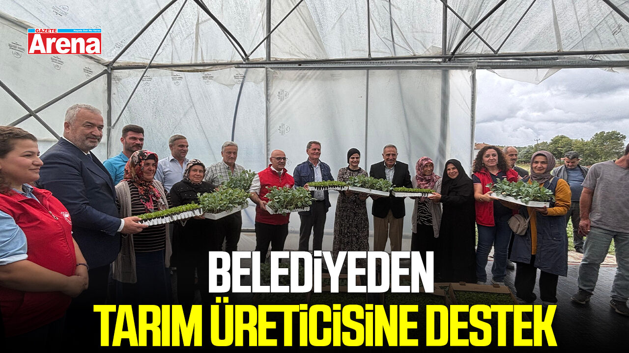 Samsun'da o belediyeden tarım üreticisine destek