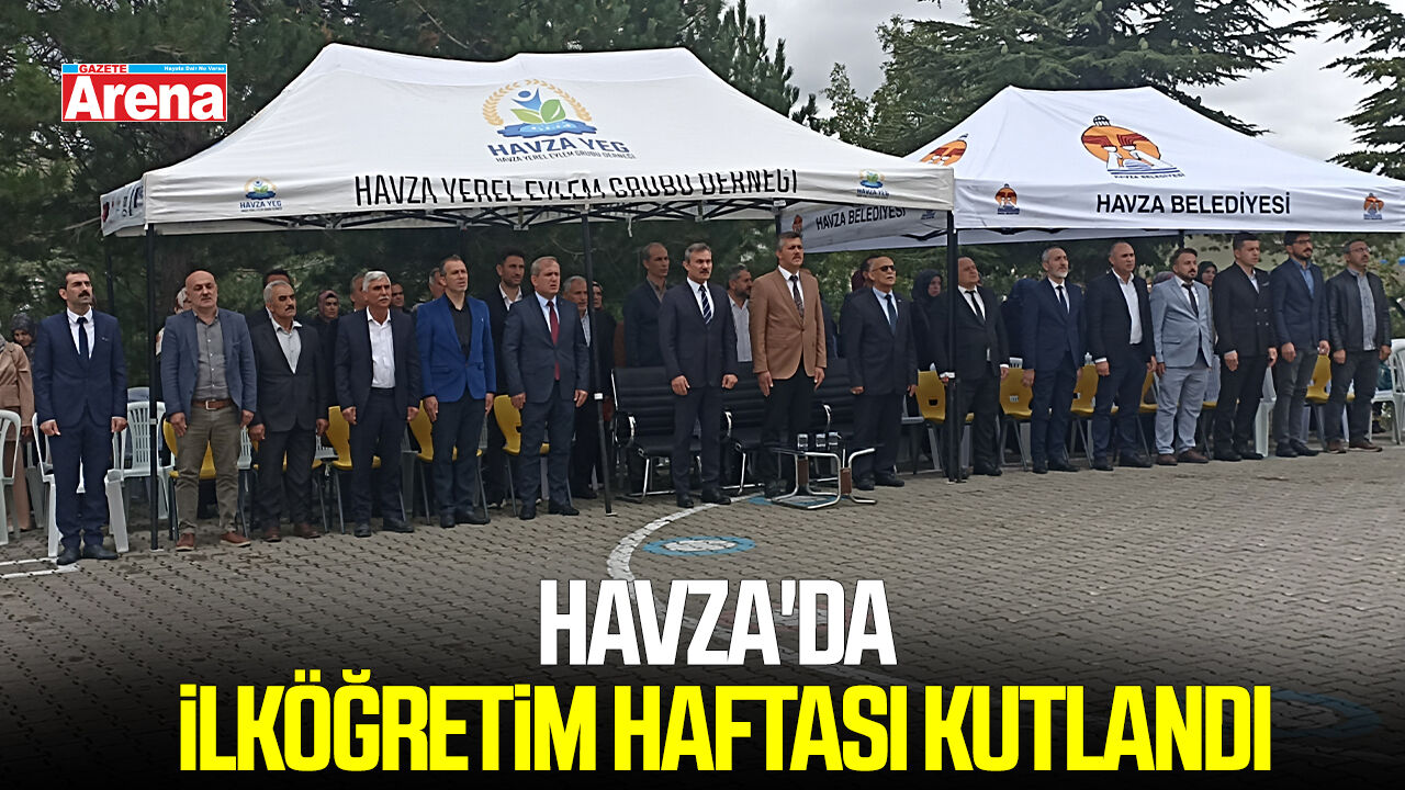 Havza'da İlköğretim Haftası kutlandı