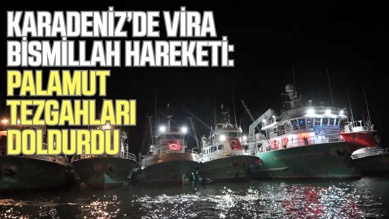 Karadeniz’de vira bismillah bereketi: Palamut tezgâhları doldurdu!