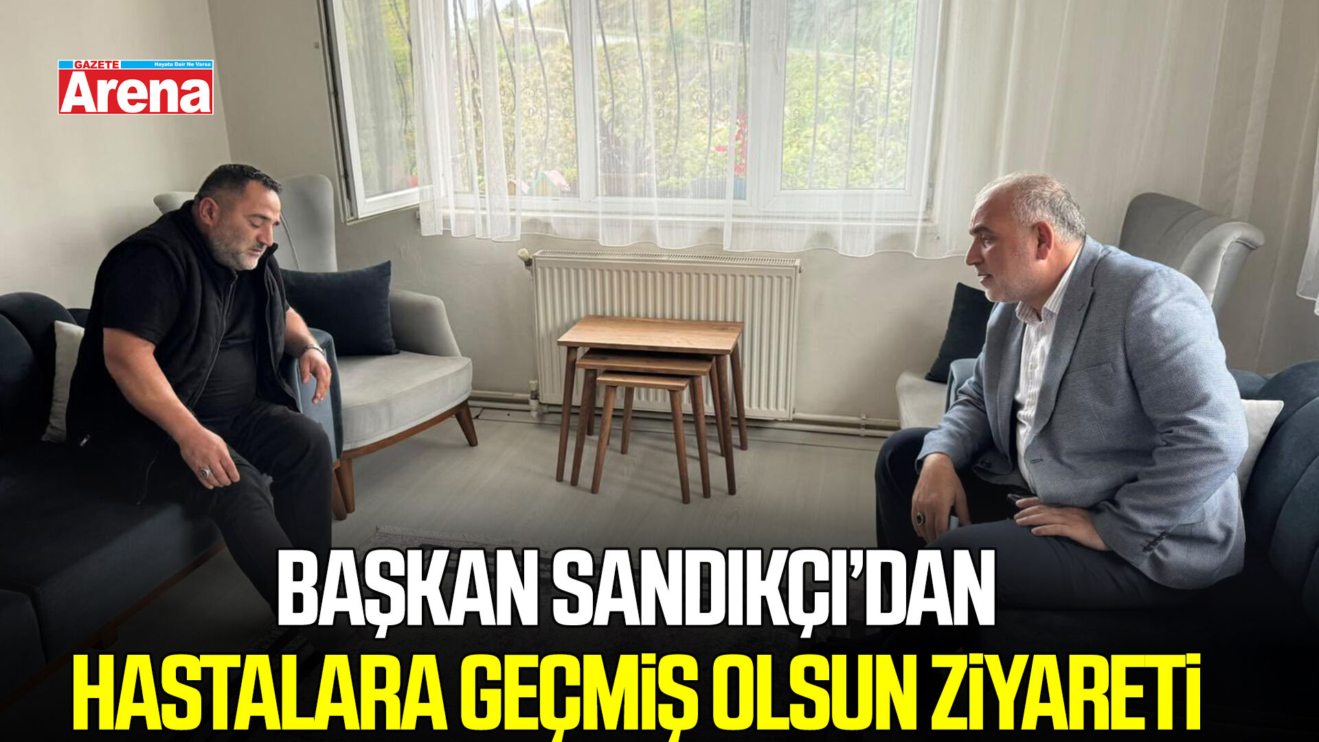 Canik Belediye Başkanı Sandıkçı’dan hastalara geçmiş olsun ziyareti