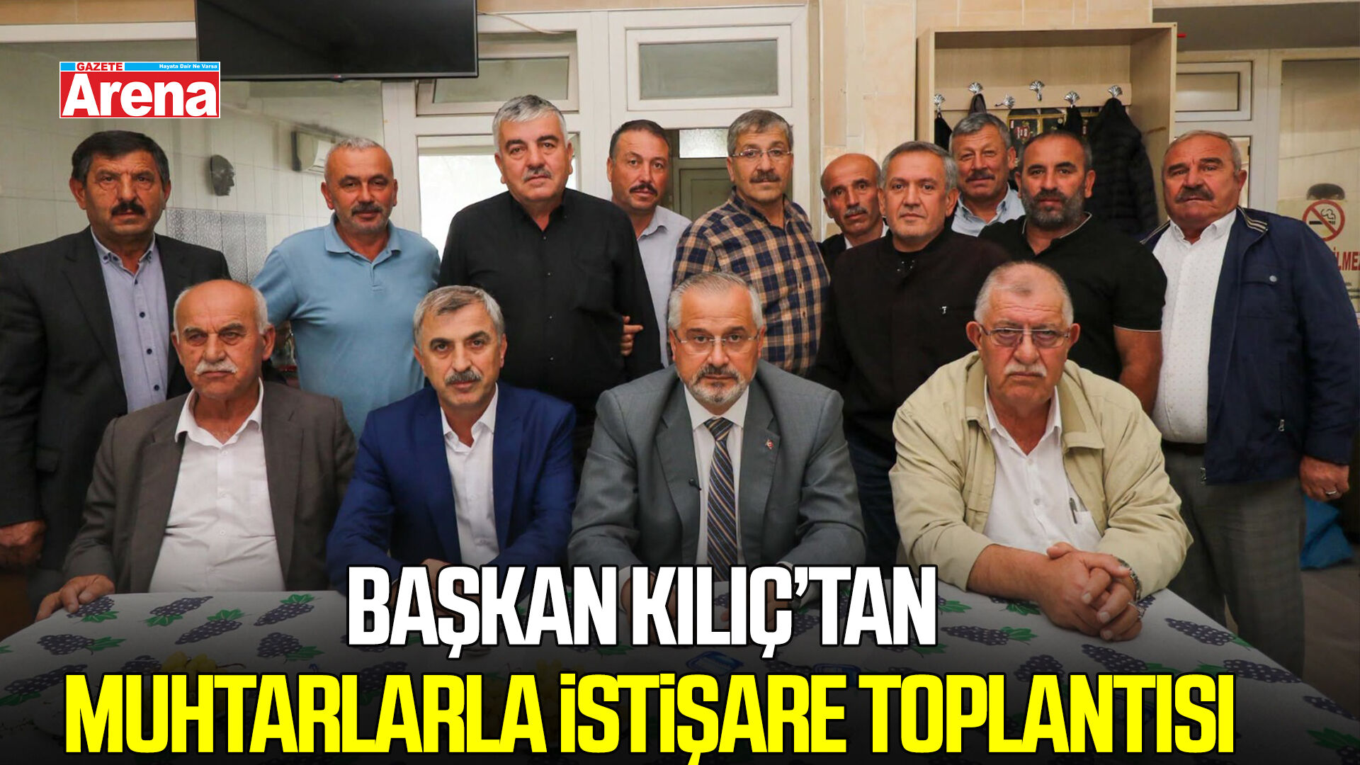 Bafra’da Başkan Kılıç’tan muhtarlarla istişare toplantısı