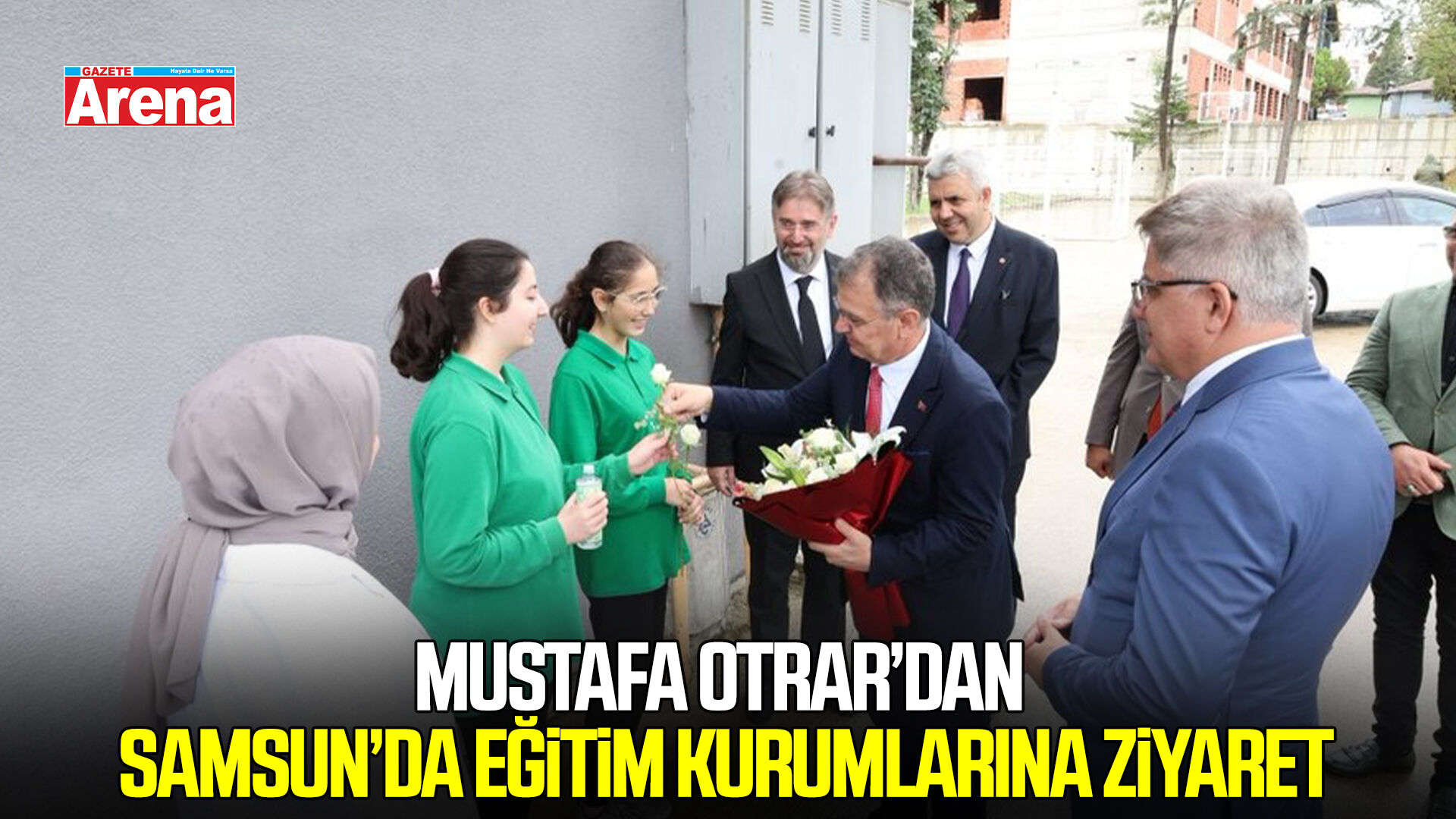 Mustafa Otrar’dan Samsun’da eğitim kurumlarına ziyaret