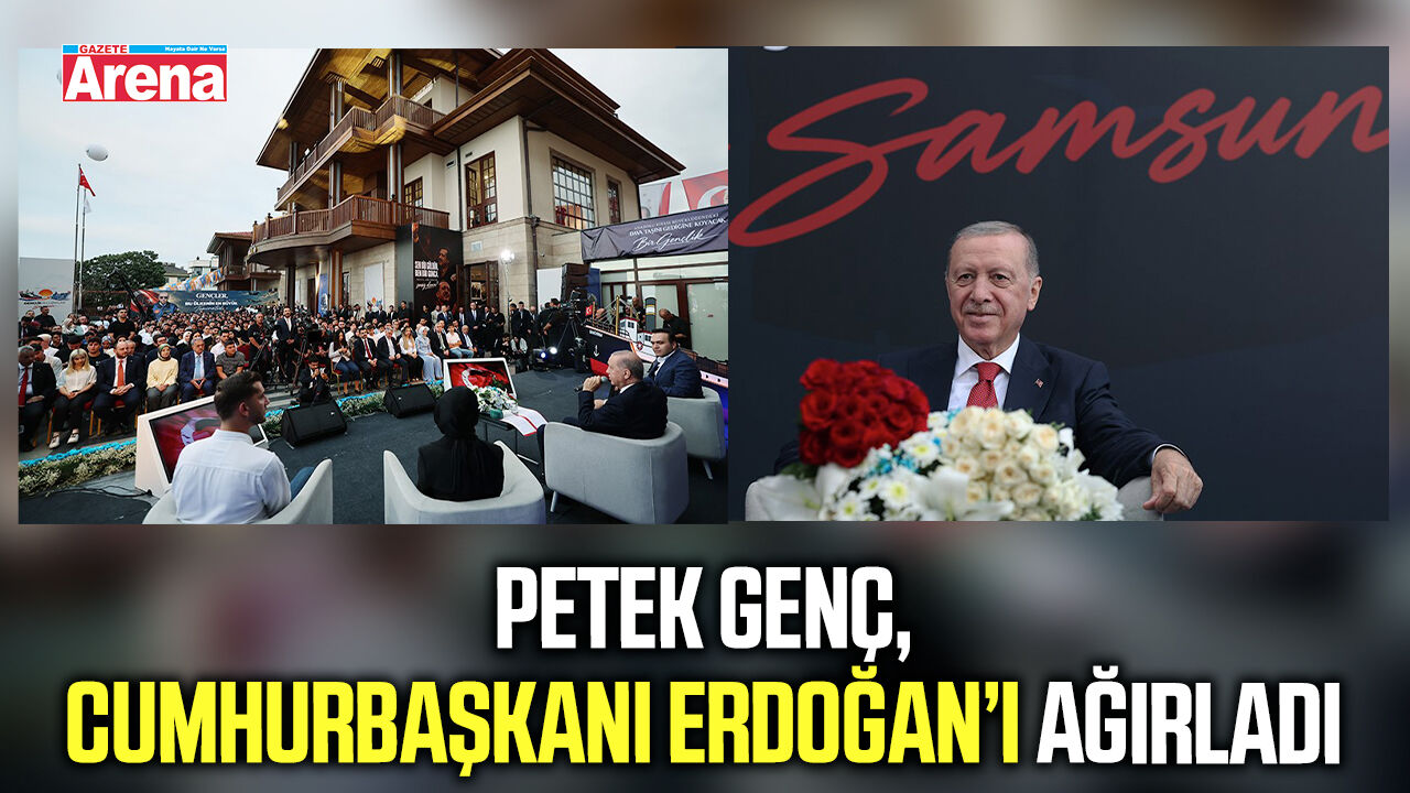 Petek Genç, Cumhurbaşkanı Erdoğan’ı ağırladı