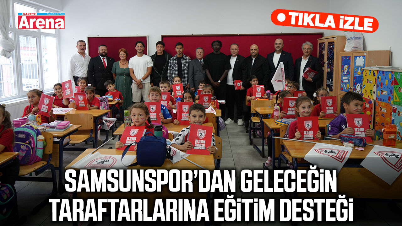Samsunspor’dan geleceğin taraftarlarına eğitim desteği