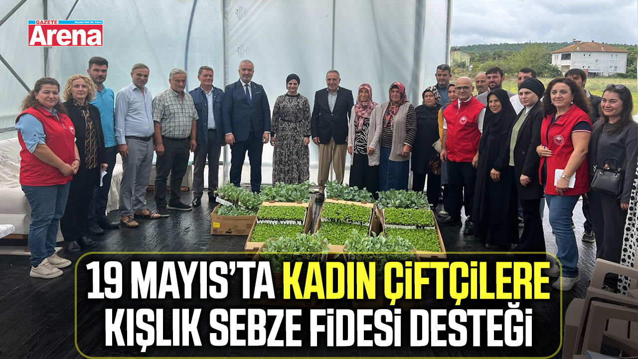 19 Mayıs’ta kadın çiftçilere kışlık sebze fidesi desteği