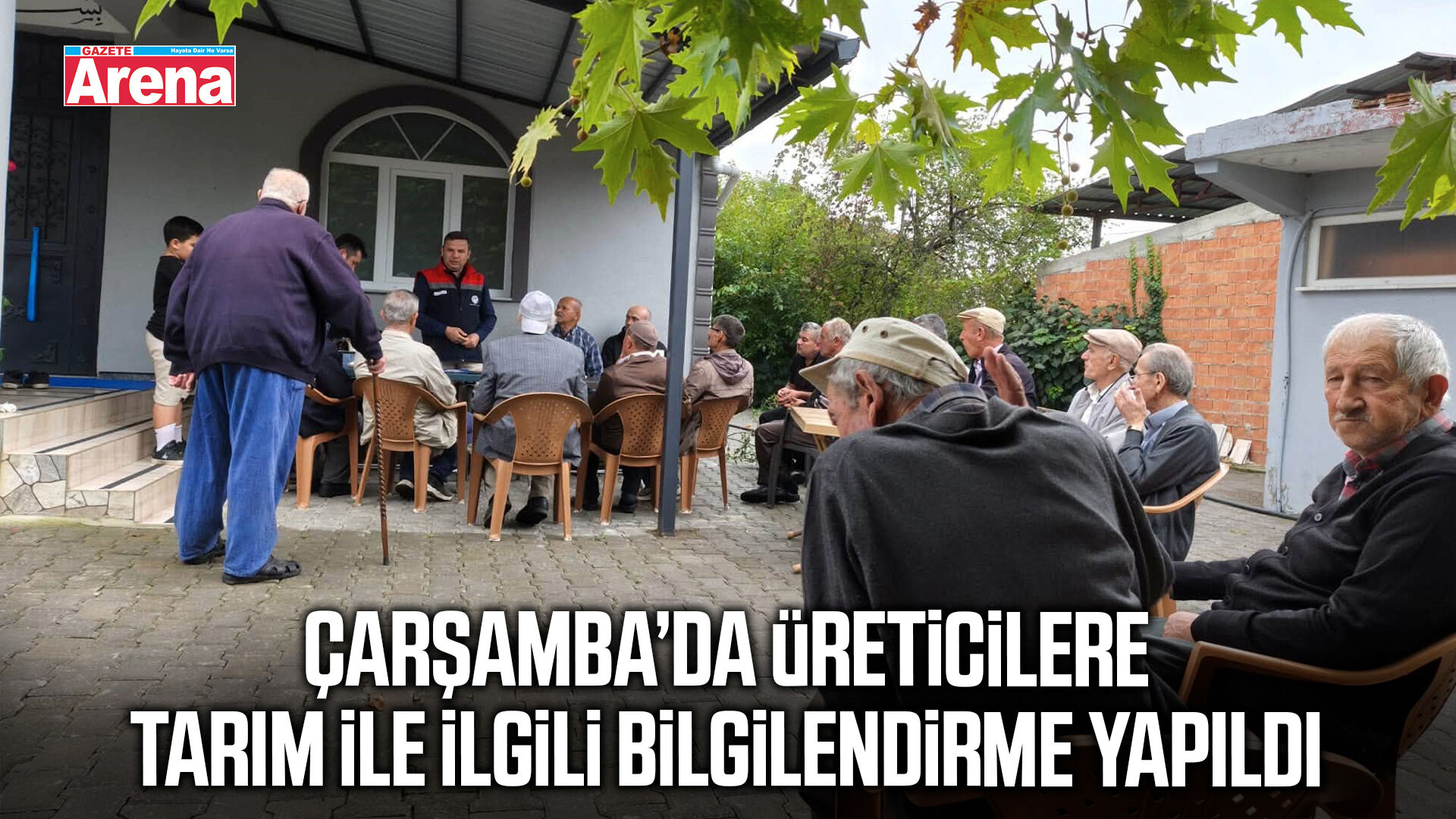 Çarşamba’da üreticilere tarım ile ilgili bilgilendirme yapıldı