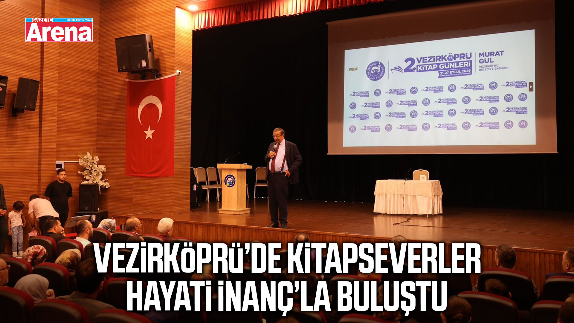 Vezirköprü’de kitapseverler Hayati İnanç’la buluştu