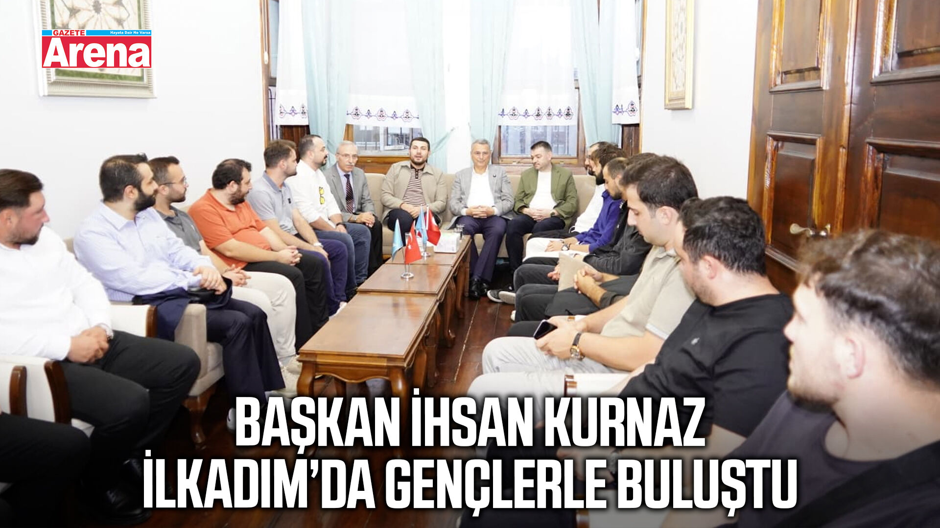 Başkan İhsan Kurnaz gençlerle buluştu
