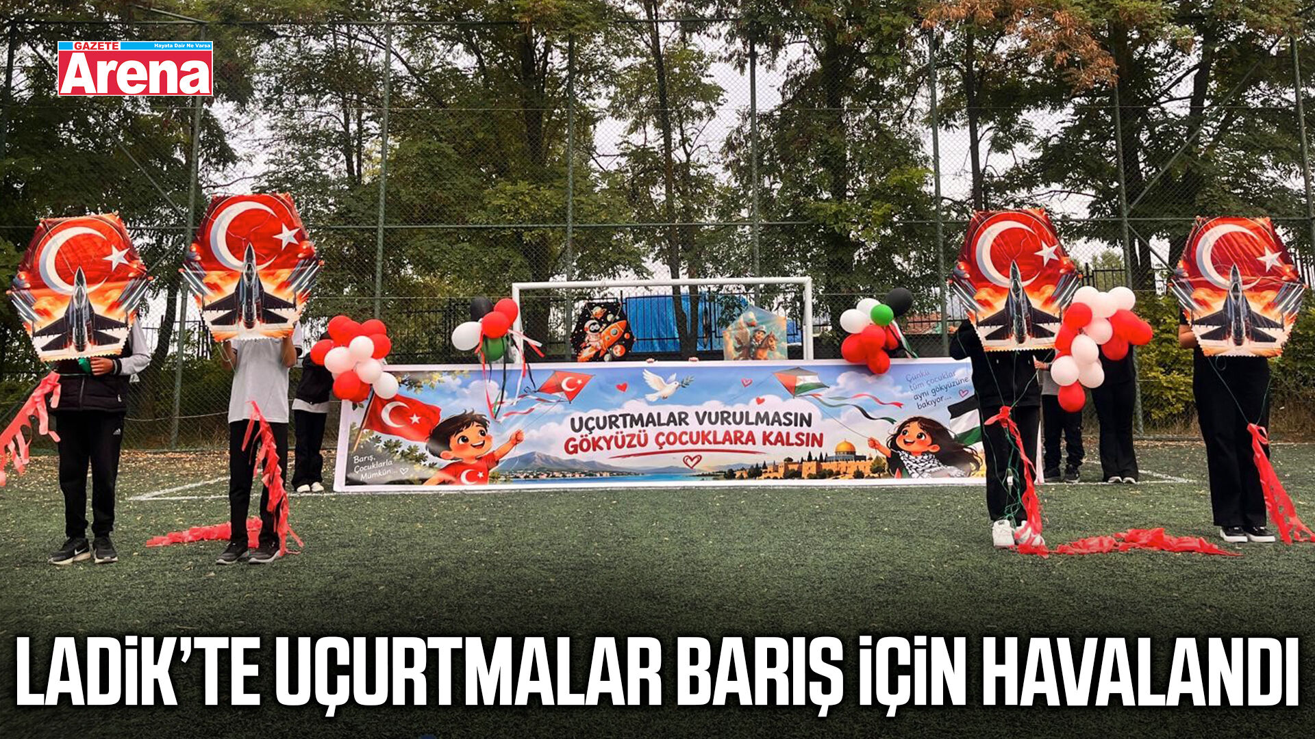 Ladik’te uçurtmalar barış için havalandı