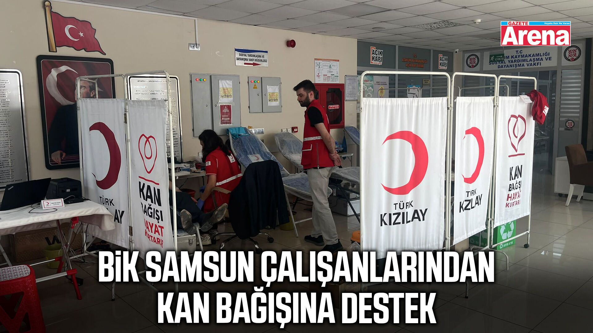 BİK Samsun çalışanlarından kan bağışına destek