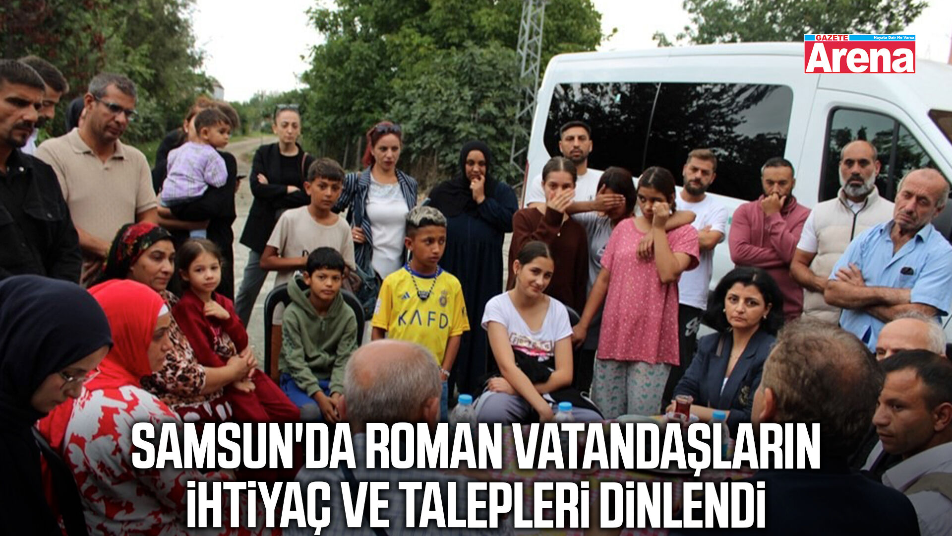 Samsun'da Roman vatandaşların ihtiyaç ve talepleri dinlendi
