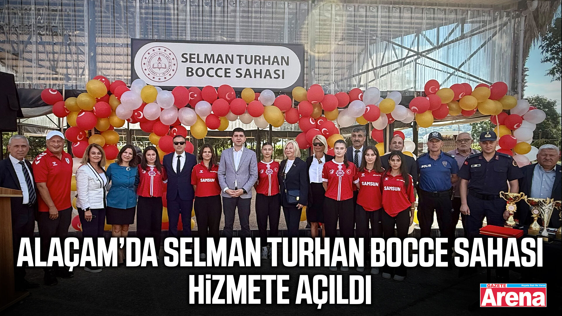 Alaçam’da Selman Turhan Bocce Sahası hizmete açıldı