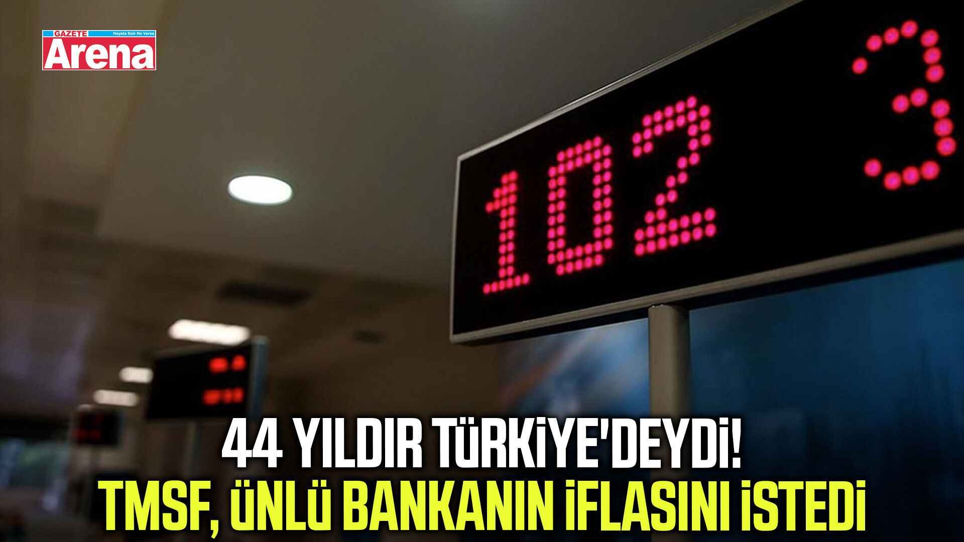 44 yıldır Türkiye'deydi! TMSF, ünlü bankanın iflasını istedi