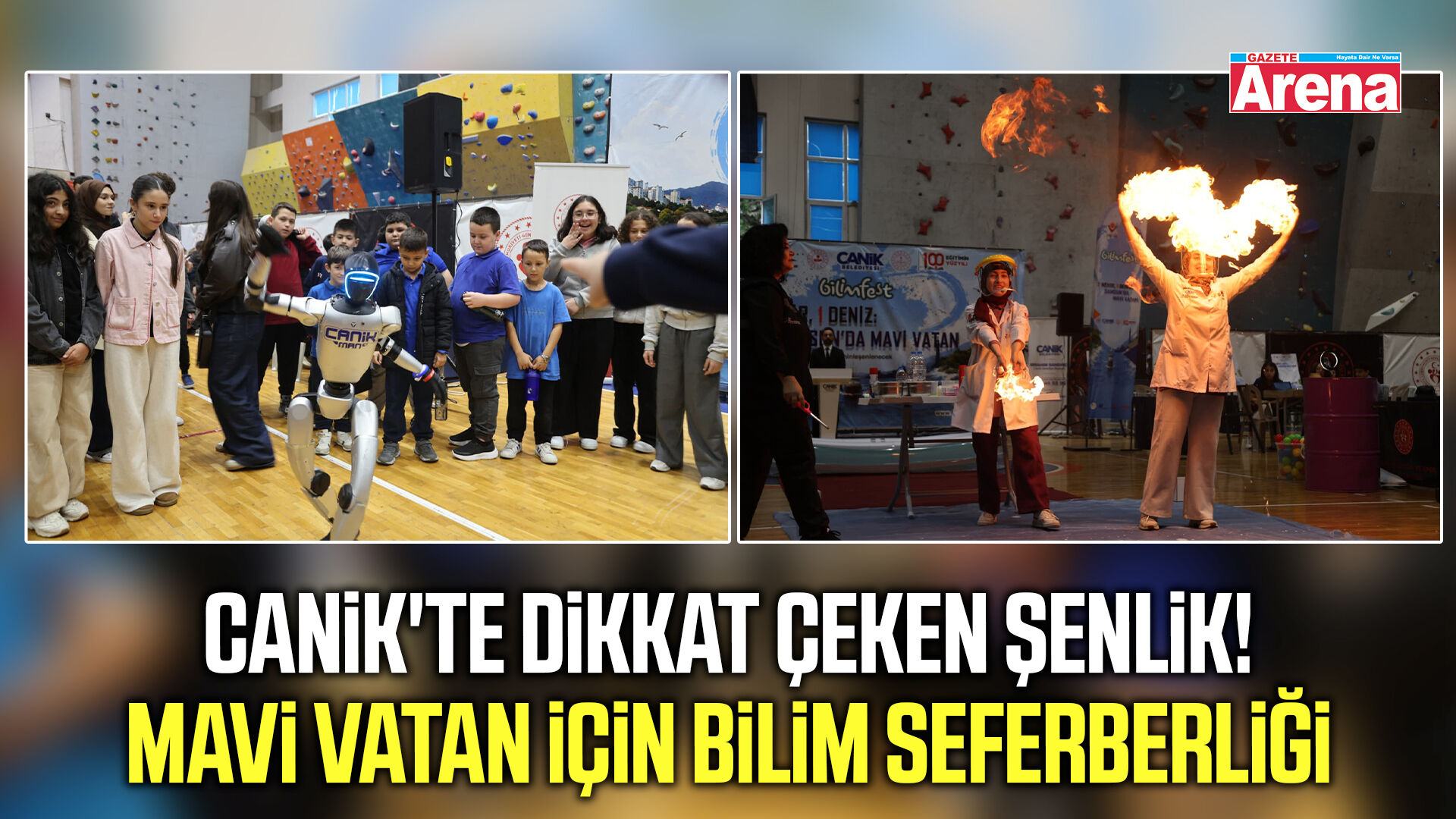Canik'te gençler Mavi Vatan'ı bilimle keşfediyor
