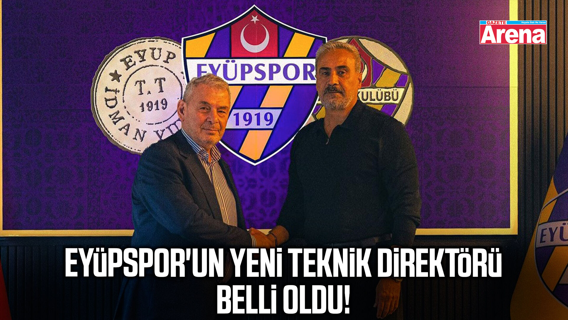 Eyüpspor'un yeni teknik direktörü belli oldu!