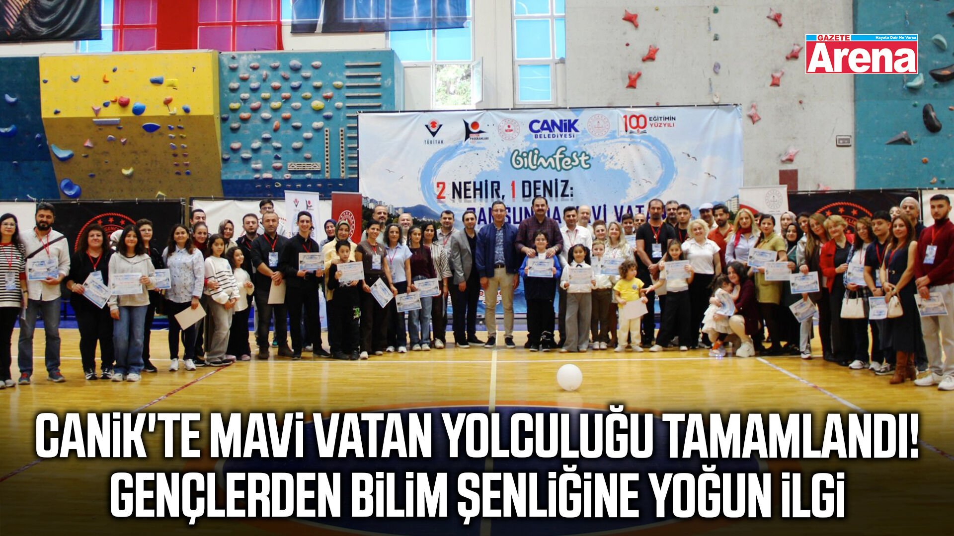 Canik'te Mavi Vatan yolculuğu tamamlandı!