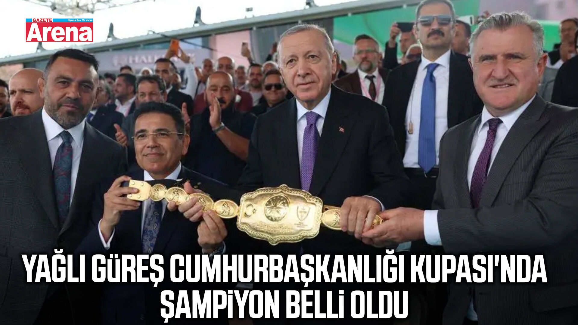 Yağlı Güreş Cumhurbaşkanlığı Kupası'nda şampiyon Orhan Okulu