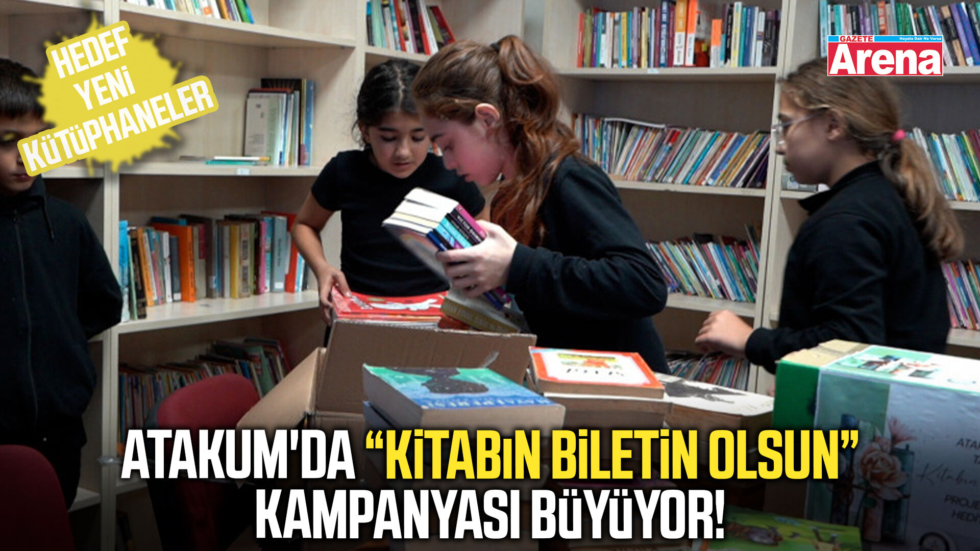Atakum Belediyesi’nin Kitabın Biletin Olsun kampanyası sürüyor