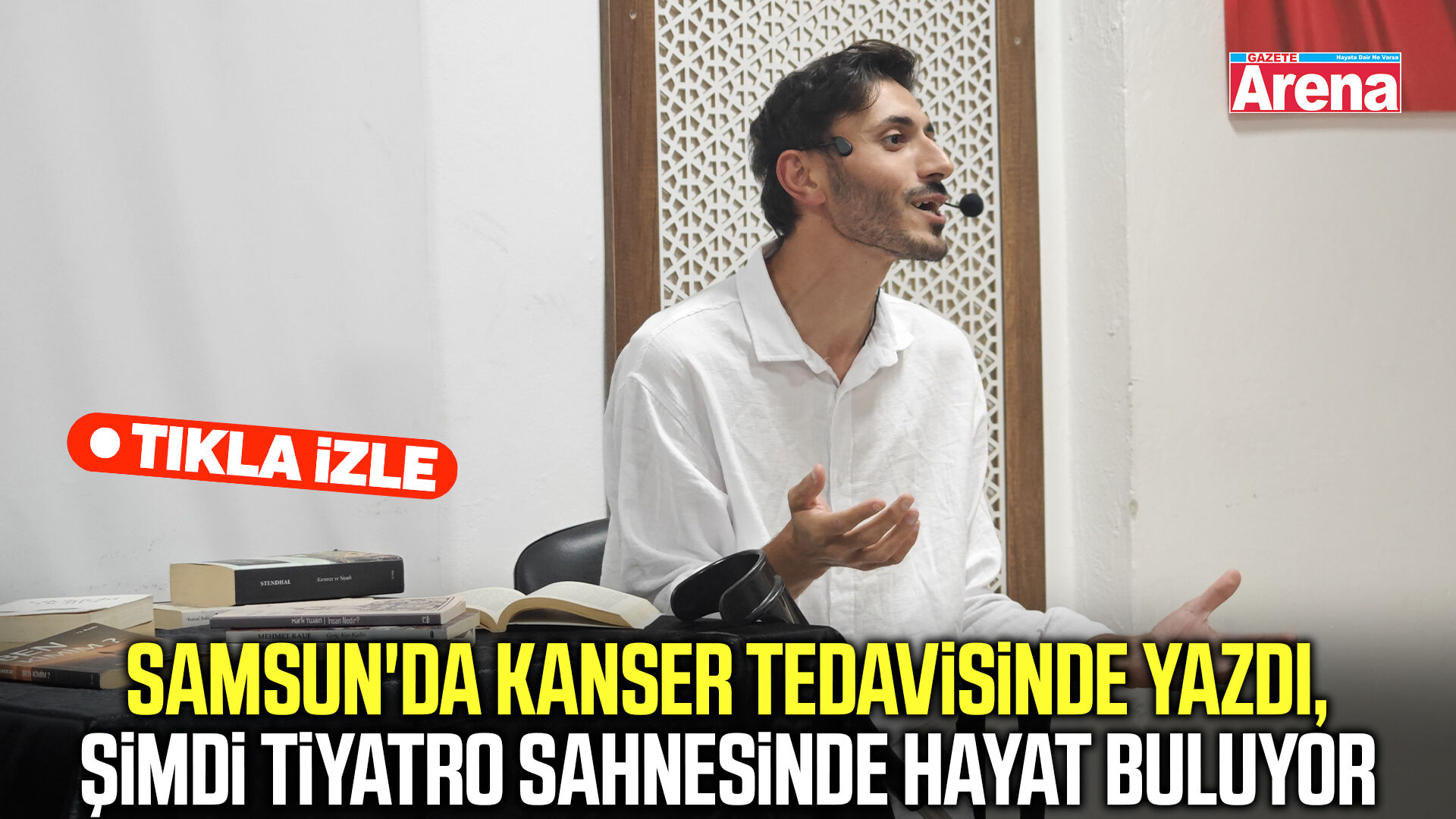 Kanserle mücadelesinde kaleme aldığı oyun sahneye taşındı