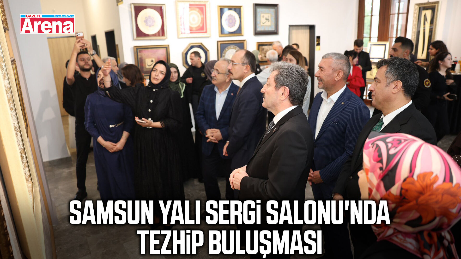 Samsun Yalı Sergi Salonu'nda tezhip buluşması