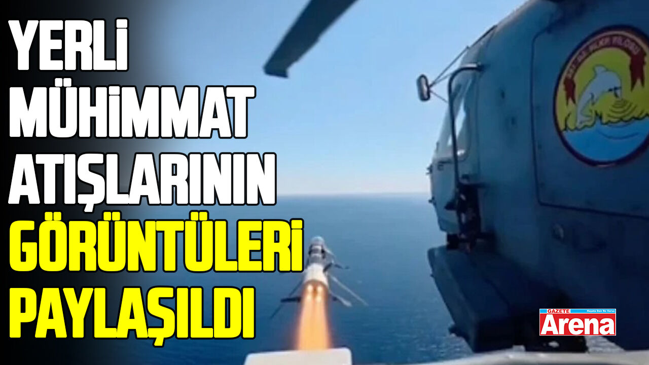 MSB, yerli mühimmat atışlarının görüntülerini paylaştı