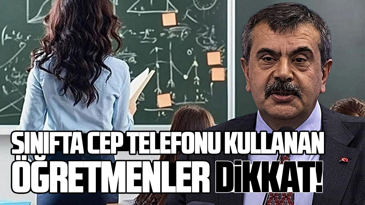 Bakan Tekin'den öğretmenlere uyarı