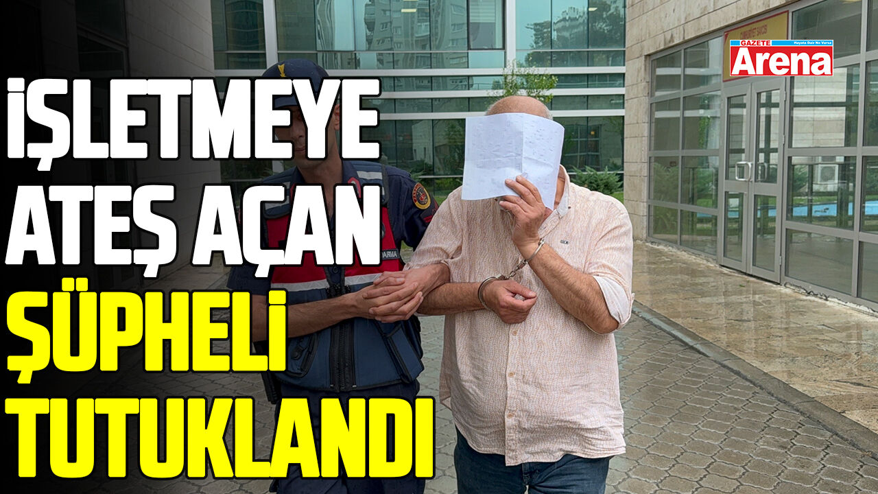 Samsun'da işletmeye ateş açan şüpheli tutuklandı