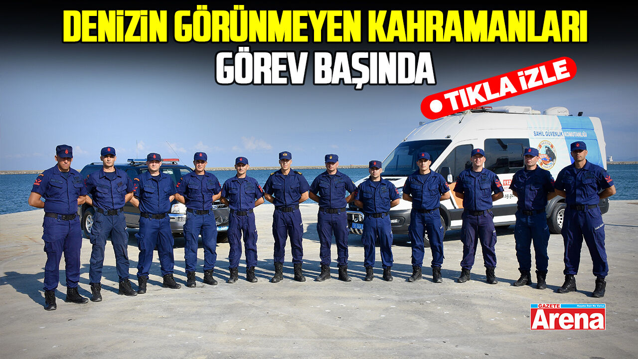 Samsun’da denizin görünmeyen kahramanları görev başında