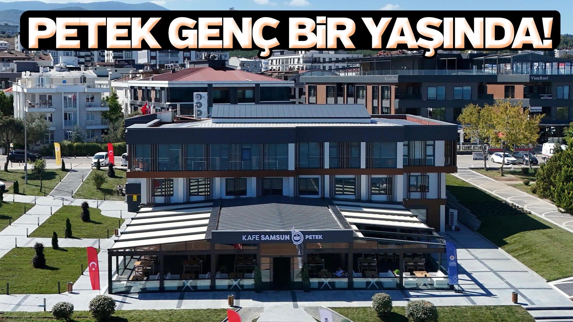 Samsun'da gençlerin buluşma Noktası PETEK Genç bir yaşında!
