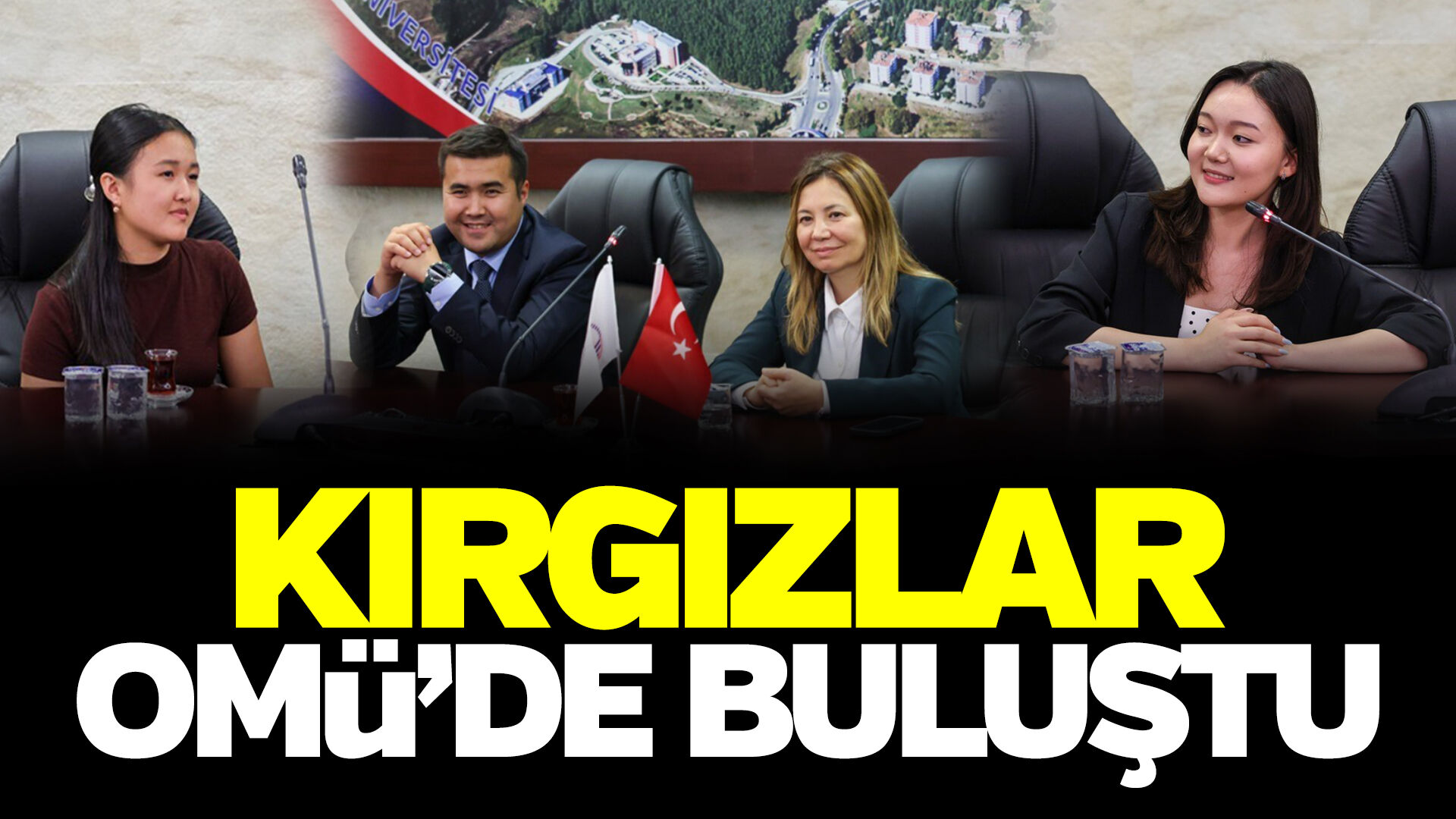 Kırgız Başkonsolos'tan OMÜ'ye ziyaret
