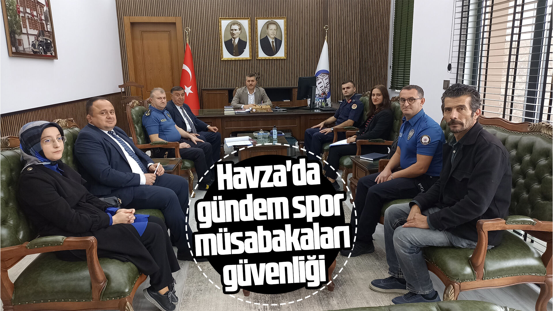 Havza'da gündem, spor müsabakaları güvenliği