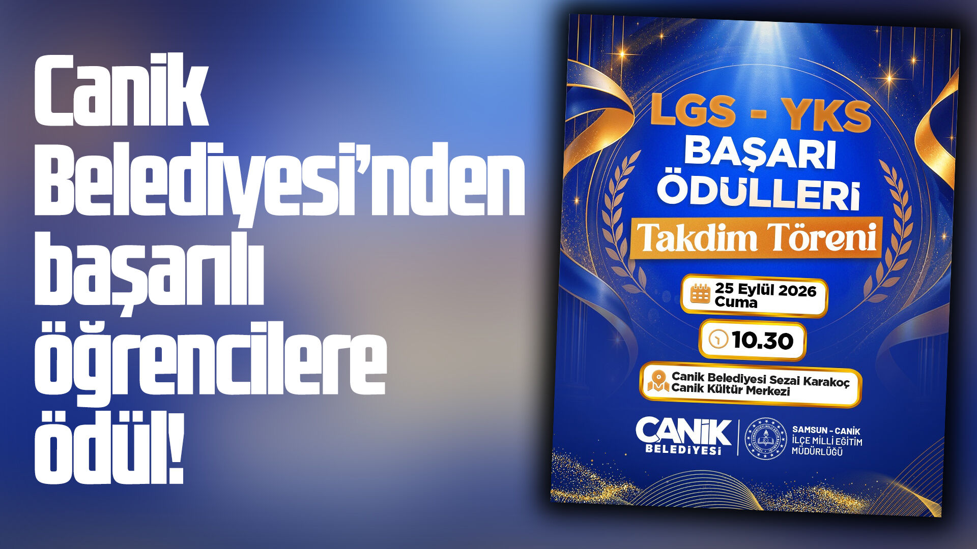 Canik ödüller sahiplerini buluyor