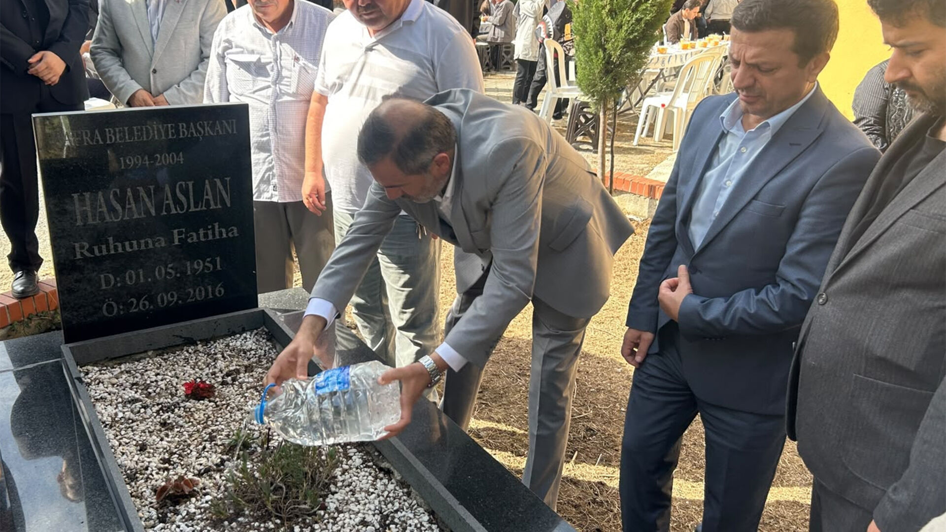 Eski Bafra Belediye Başkanı Hasan Aslan dualarla anıldı