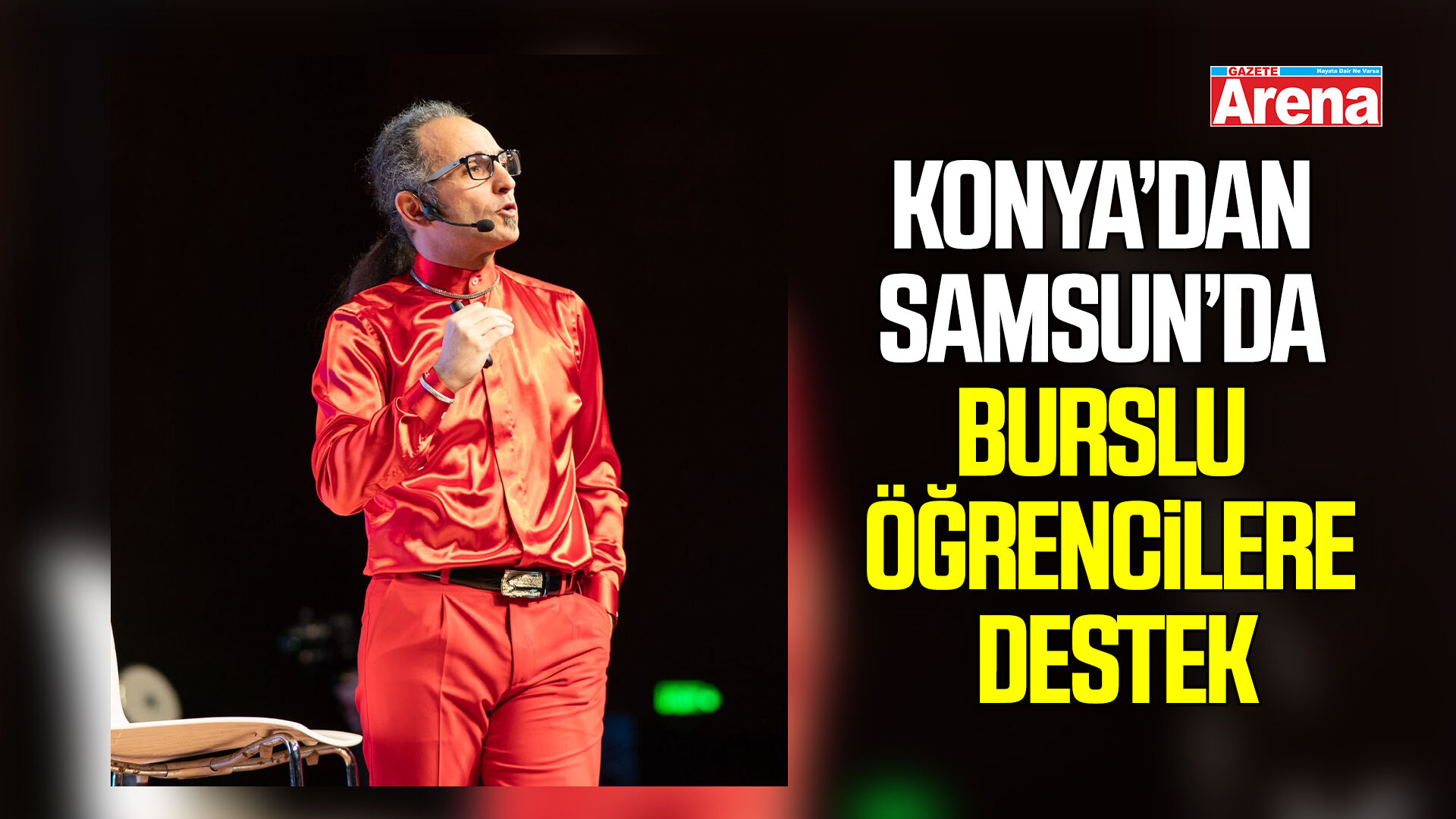 Konya’dan Samsun’da burslu öğrencilere destek
