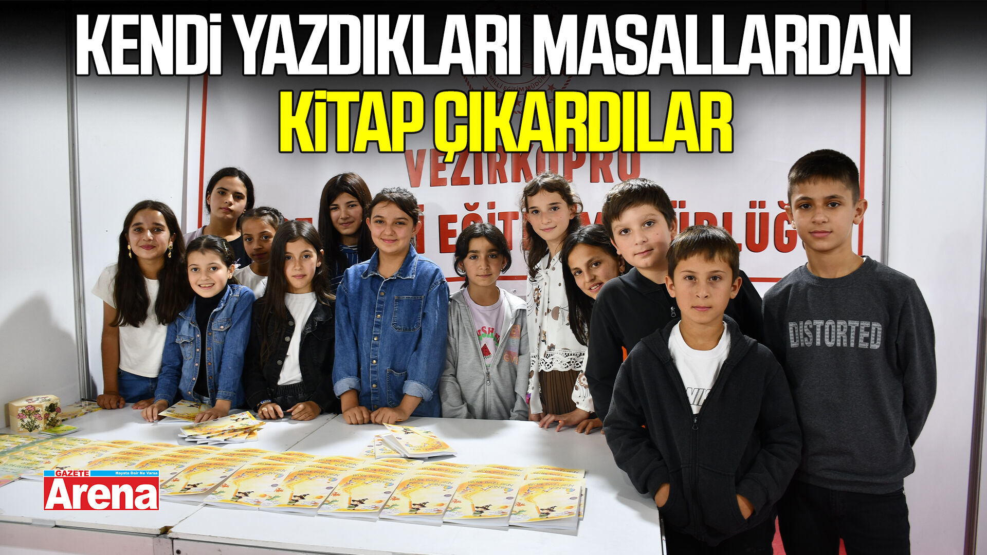 Samsun’da öğrenciler kendi yazdıkları masallarla kitap çıkardı