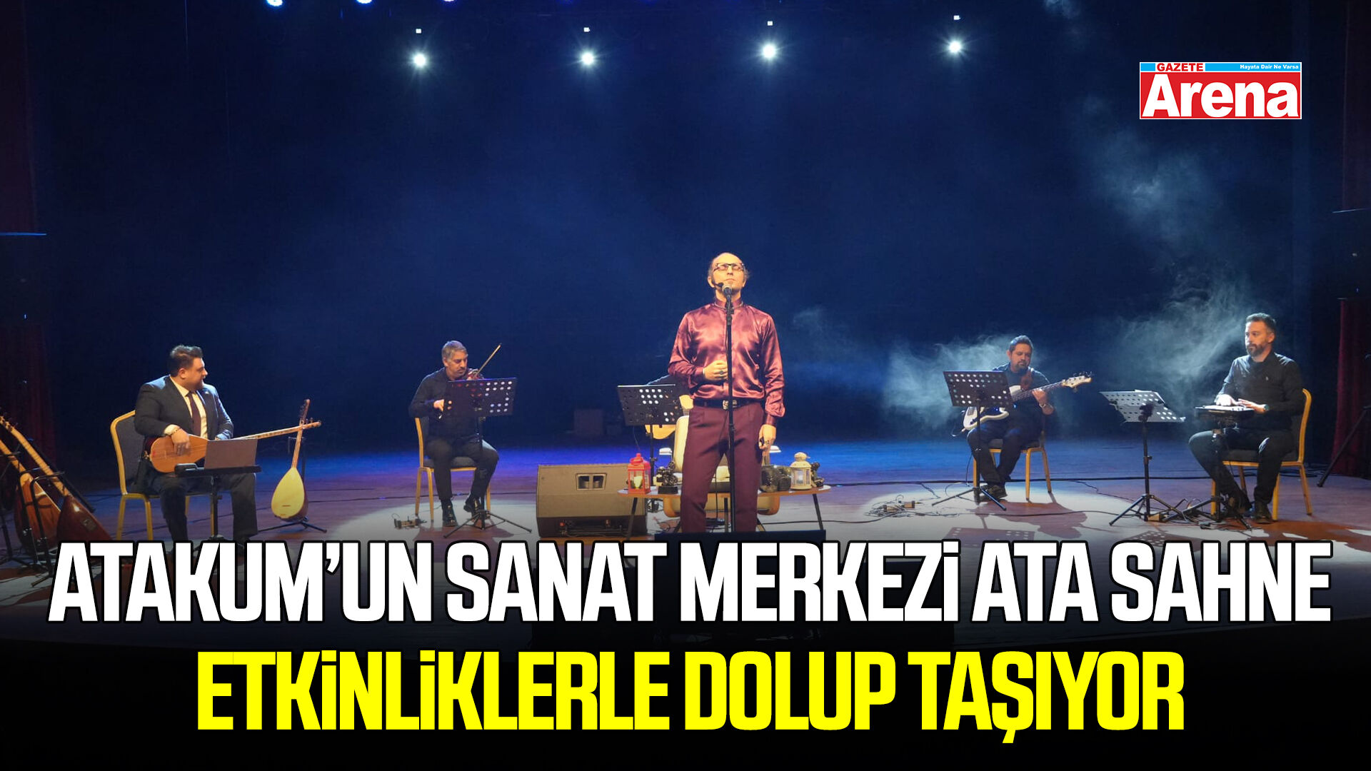 Atakum’un sanat merkezi Ata Sahne, etkinliklerle dolup taşıyor