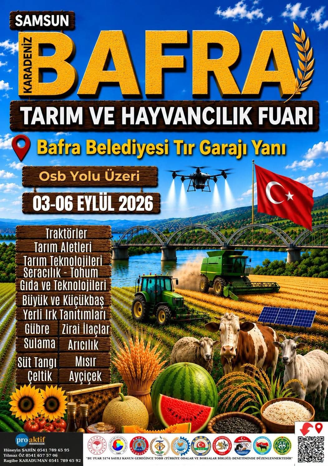 Karadeniz’de 2026 Tarım Fuarı Heyecanı! Bafra Ev Sahipliği Yapacak