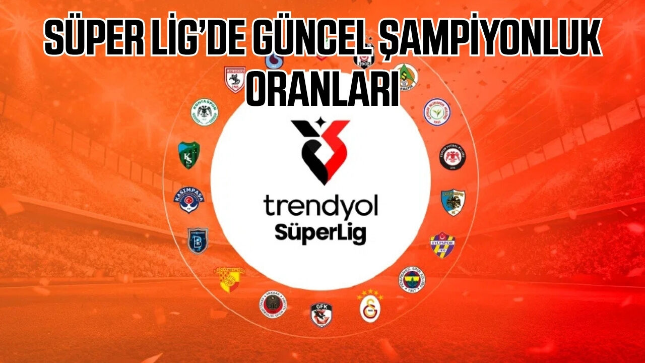 Süper Lig'de şampiyonluk oranları güncellendi!