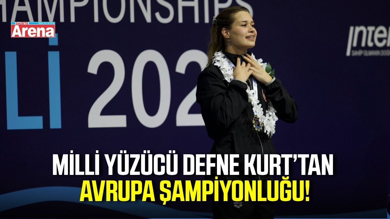Milli para yüzücü Defne Kurt, Avrupa şampiyonu oldu