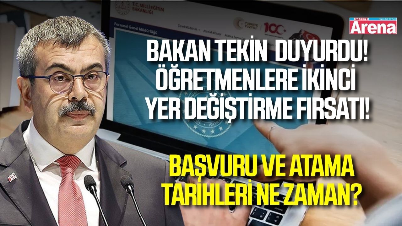 Öğretmenlere ikinci iller arası yer değiştirme hakkı! Başvuru ve atama tarihleri ne zaman?