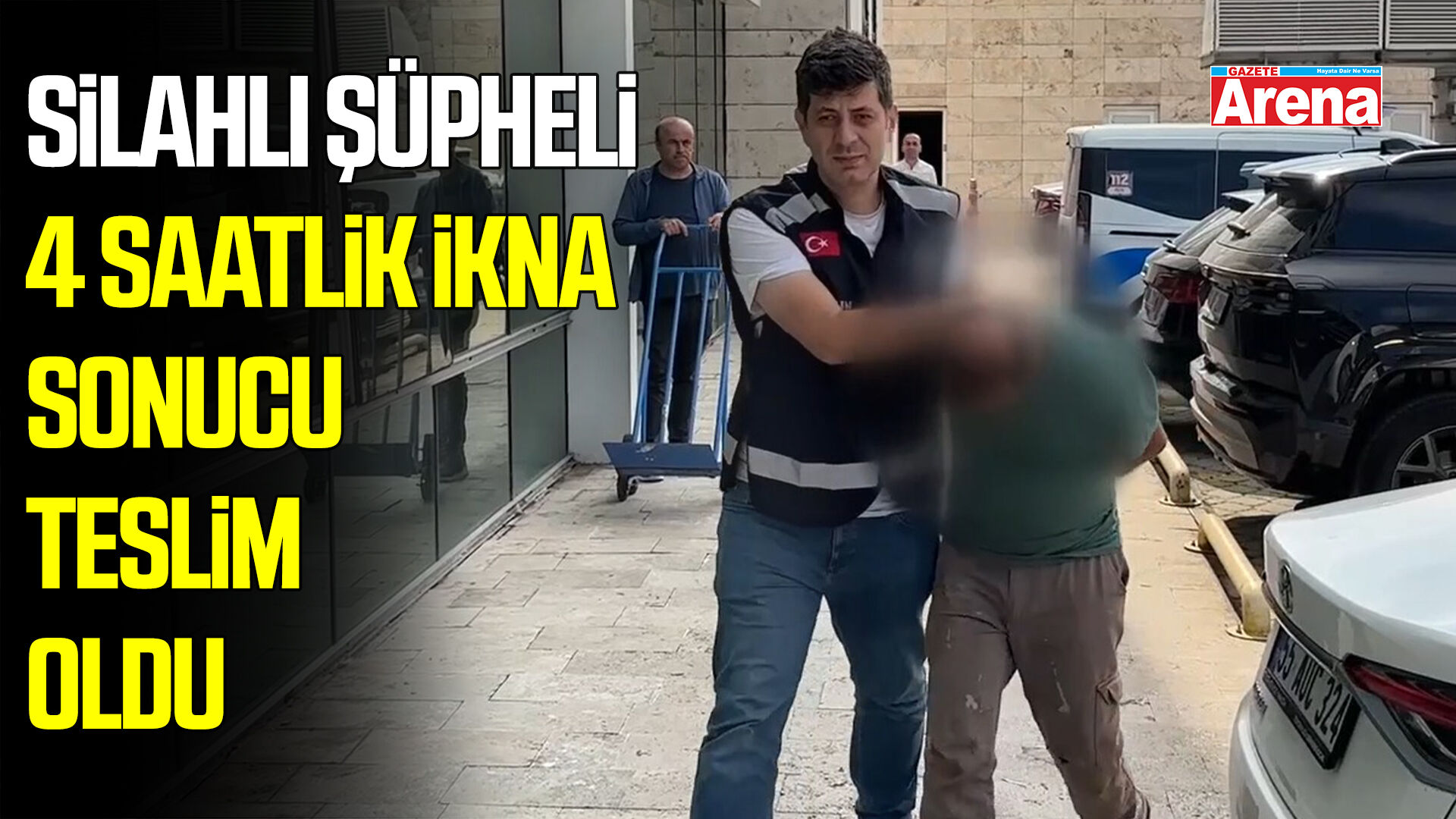 Samsun’da silahlı şüpheli 4 saatlik ikna sonucu teslim oldu