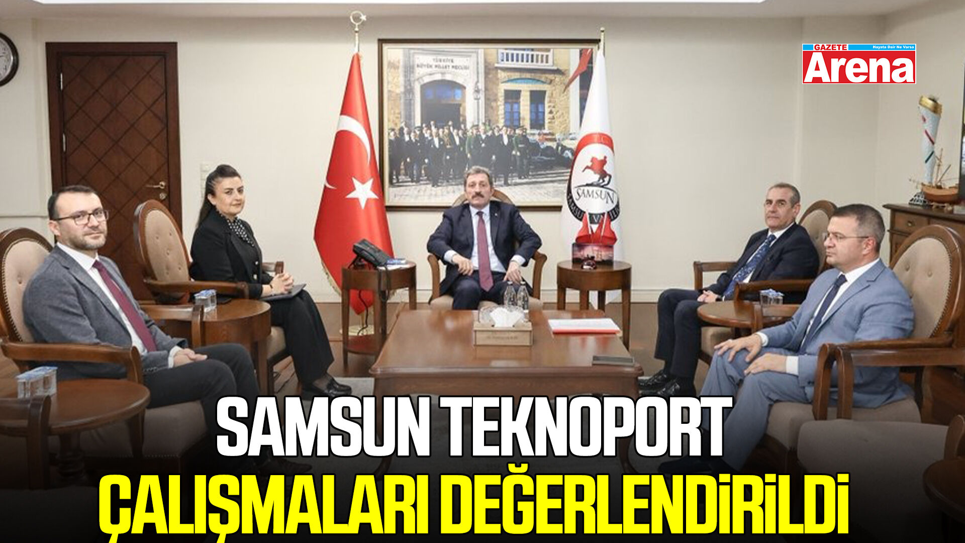 Samsun Teknoport için çalışmalar değerlendirildi
