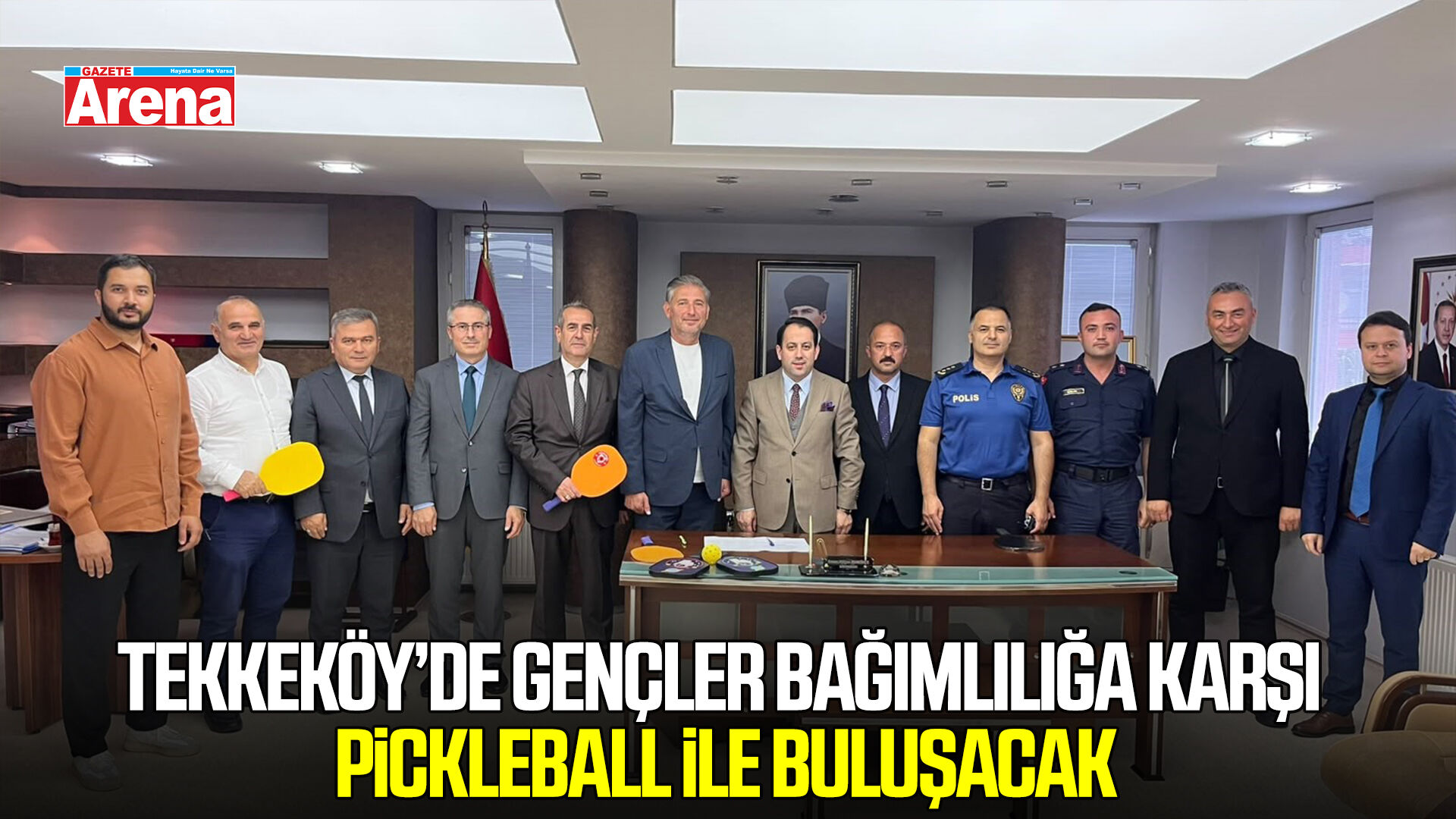 Tekkeköy’de gençler bağımlılığa karşı pickleball ile buluşacak
