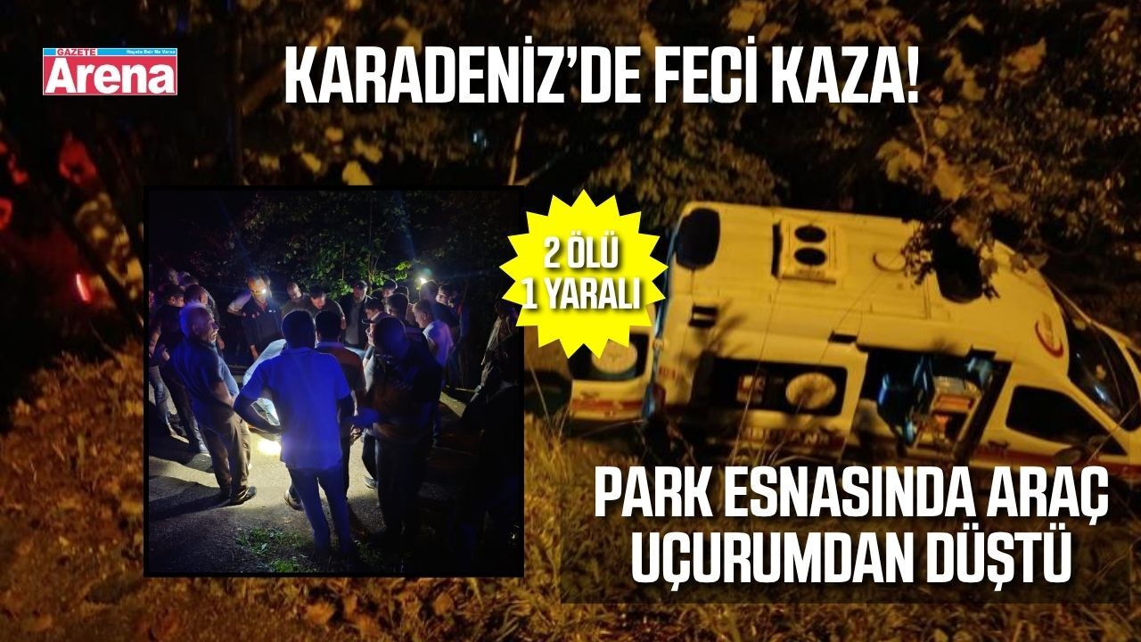 Rize’de park sırasında facia! 2 kişi öldü