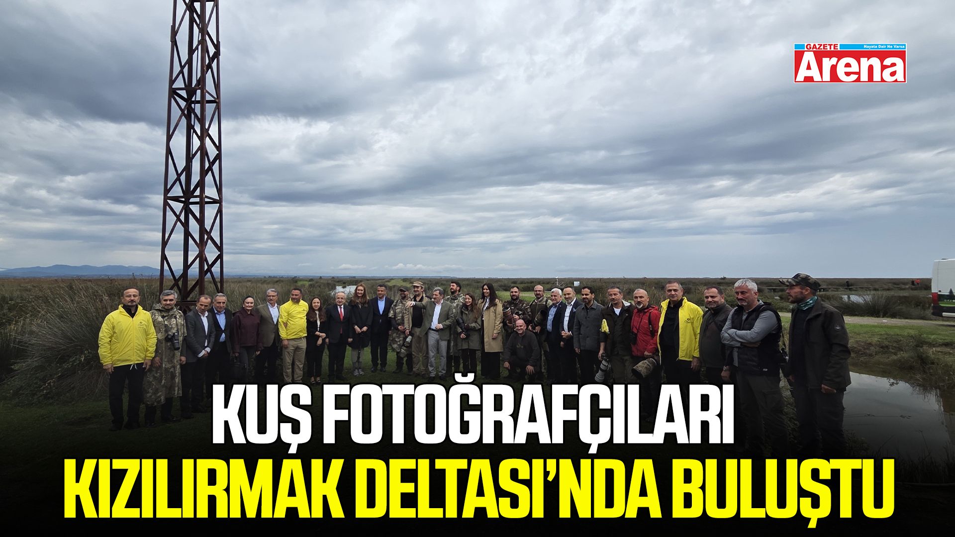 Kuş fotoğrafçıları Kızılırmak Deltası’nda buluştu