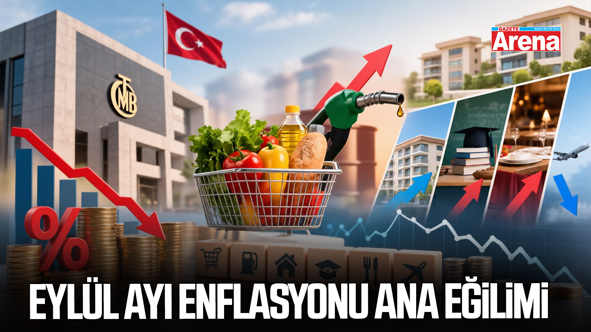 Eylülde enflasyonun ana eğilimi geriledi