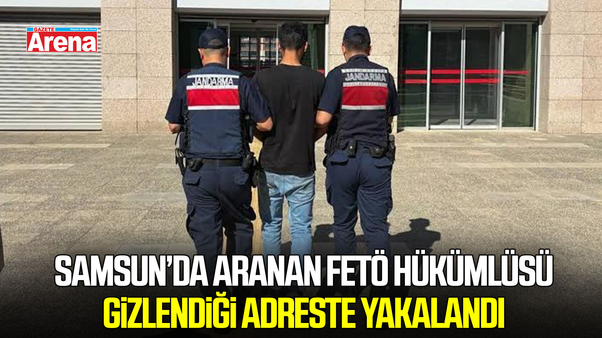 Samsun’da aranan FETÖ hükümlüsü gizlendiği adreste yakalandı