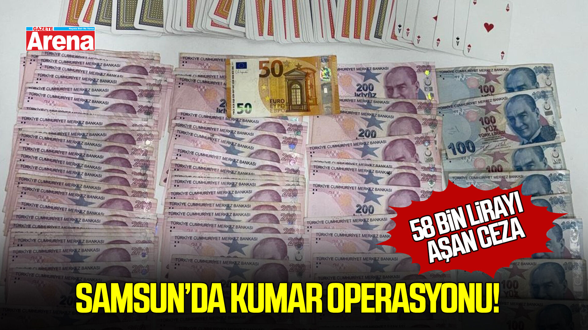 Samsun’da kumar operasyonu!