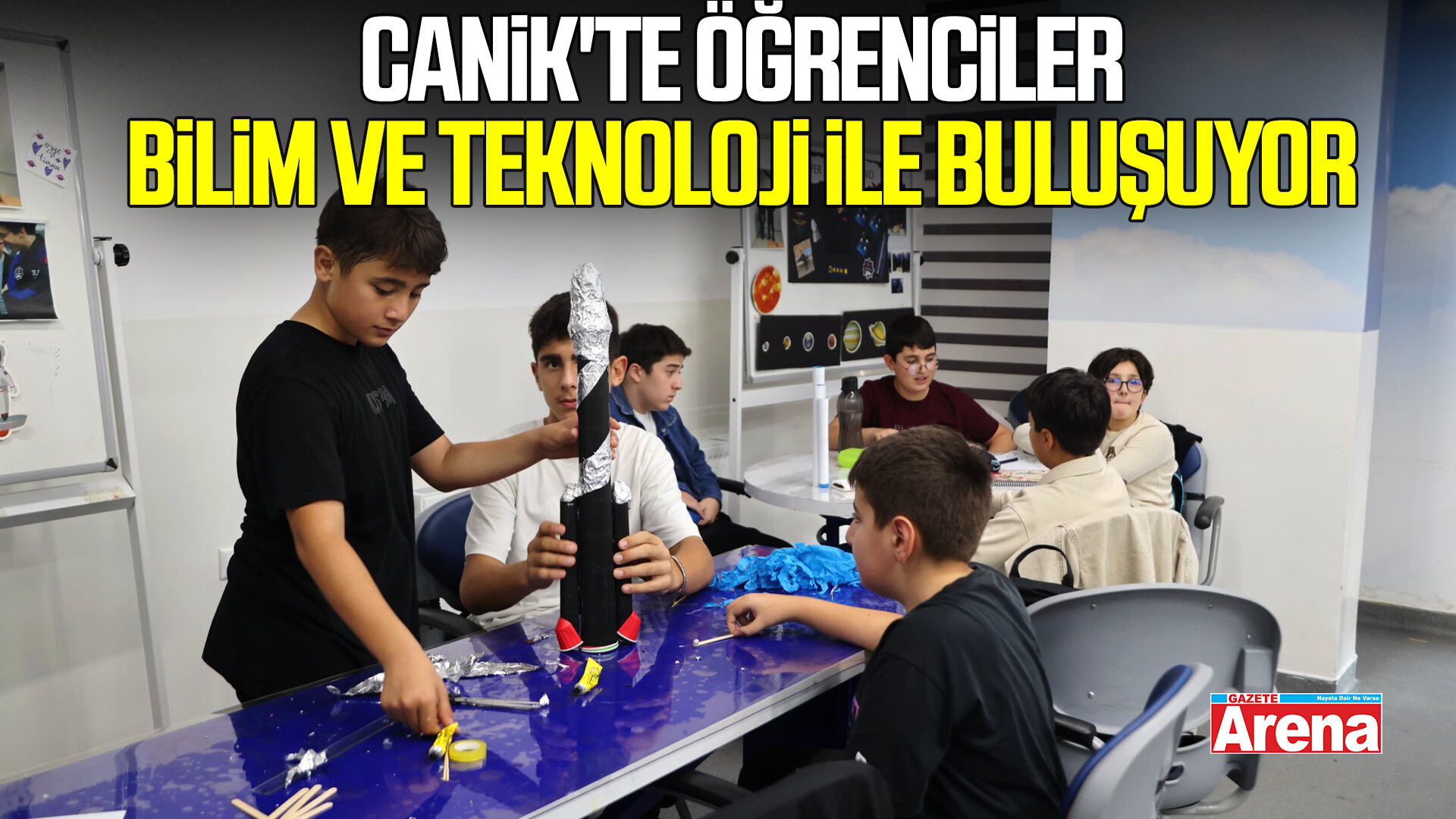 Canik'te öğrenciler bilim ve teknoloji ile buluşuyor